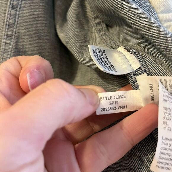 J.Crew Mercantile Women's 3XL Blue Denim Jacket Classic Fit Casual Valentine’s - Picture 8 of 9